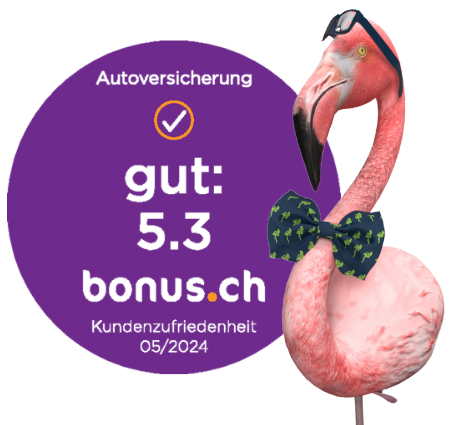 Bonus.ch top Note für die simpego Autoversicherung