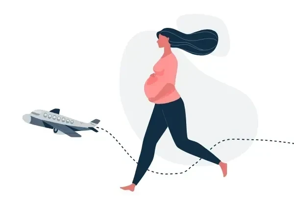 Auch ein Babymoon ist über die Personenassistance von simpego versichert.