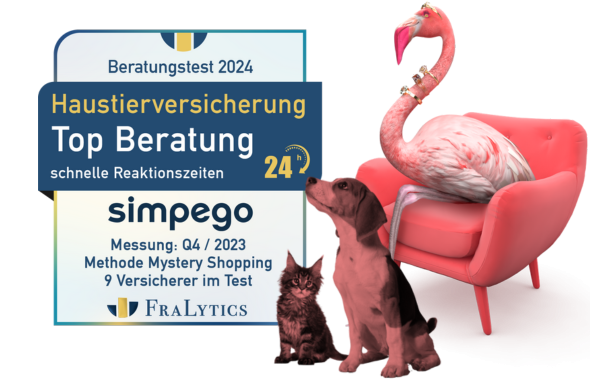 simpego Haustierversicherung top Beratung und finanzieller Schutz für Hund und Katze bei Zecken- und Parasitenbefall