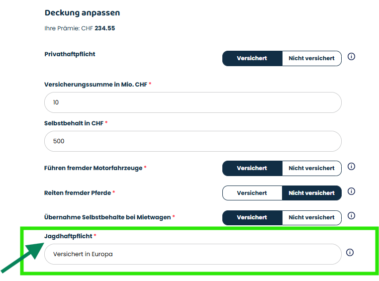 Die Jagdhaftpflichtversicherung ist eine gesetzlich vorgeschriebene Pflichtversicherung für die Beantragung des Jagdscheins. Kommen durch den erlaubten Schusswaffenbesitz Personen zu Schaden, deckt die Jagdhaftpflicht Ansprüche Dritter ab.